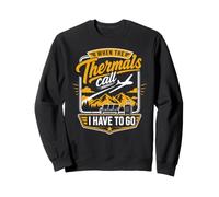 Sailing Flight Saying Thermik Calls Glider Hobby Pilot Sweatshirt