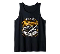 Sailing Flight Saying Thermik Calls Glider Hobby Pilot Tank Top