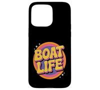 Sailing Houseboat Narrowboat Barge Cruise Ship Vacation Case for iPhone 15 Pro Max