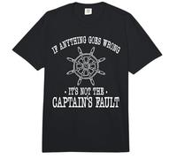 Sailing If Anything Goes Wrong It's Not The Captain's Fault Comfort Colors Adult Heavyweight T-Shirt