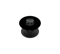 SAILING INTO 2026 Vintage Nautical Ship & Compass PopSockets Adhesive PopGrip
