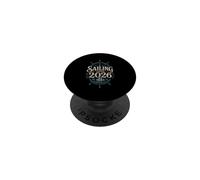 SAILING INTO 2026 Vintage Nautical Ship & Compass PopSockets Adhesive PopGrip