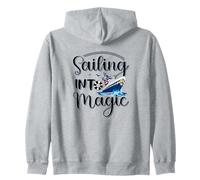 Sailing Into Magic - Enchanted Ocean Voyage Adventure Zip Hoodie