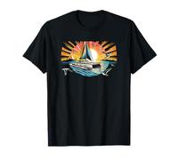 Sailing Into The Sunset with Seagulls T-Shirt