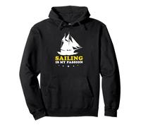 Sailing Is My Passion Vintage Nautical Humor Pullover Hoodie