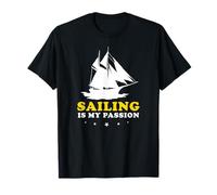 Sailing is My Passion Vintage Nautical Humor T-Shirt