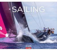 Sailing Kalender 2026: Fotokalender mit beeindruckenden Segelaufnahmen. Jahres-Wandkalender 2026 XL im Querformat. Segel-Fotokalender 55 x 46 cm