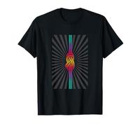 Sailing Knot Mountaineering Rope Rainbow Colors Freeclimbing T-Shirt