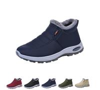 SAILING LEAVES Orthopedic Boots for Women UK Arch Support Boots Fur Lining Slip on Waterproof Warm Ankle Booties Men and Women's Winter Snow Boot Wide Fit Lightweight Outdoor Walking Shoes