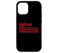 Sailing (noun): Fixing Your Boat in Beautiful Places Case for iPhone 12/12 Pro
