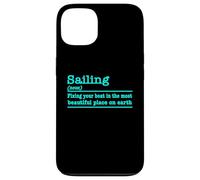 Sailing (noun): Fixing Your Boat in Beautiful Places Case for iPhone 13