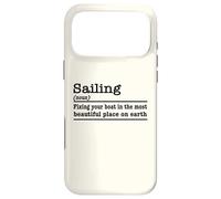 Sailing (noun): Fixing Your Boat in Beautiful Places Case for iPhone 17 Pro Max