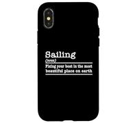 Sailing (noun): Fixing Your Boat in Beautiful Places Case for iPhone X/XS