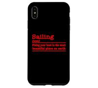 Sailing (noun): Fixing Your Boat in Beautiful Places Case for iPhone XS Max