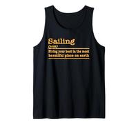 Sailing (Noun): Fixing Your Boat in Beautiful Places Tank Top