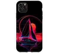 Sailing Retrowave Sailor Beach Catamaran Case for iPhone 11 Pro Max