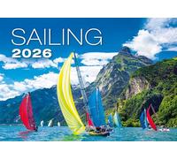 Sailing Sail Calendar 2026 Wall Calendar 45 x 31.5 cm Sailing