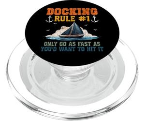 Sailing Sailboat Docking Rule #1 Only Go As Fast As You’D PopSockets PopGrip for MagSafe