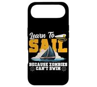 Sailing Sailboat Learn To Sail Because Zombies Can't Swim Case for iPhone Air