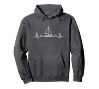 Sailing sailinger HEARTBEAT sailing Sail boats sailing Pullover Hoodie
