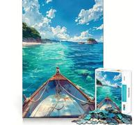 Sailing Serenity Jigsaw Puzzles 1000 Piece for Adults Smart Reason Toy Casual Fun Smooth Edge Wall Art Decor (38x26cm)