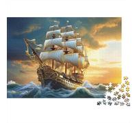 Sailing Ship Adventure 1000pc Jigsaw Puzzle for Adults Stay at Home Activity Mind Relaxation Puzzle Premium Cardboard 38x26cm/1000pcs