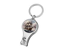 Sailing Ship Nail Clippers Mini Fingernail and Toenail Clipper Cutters Manicure Tools for Men Women