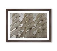 Sailing Ship Sails & Mast (2) Framed Print | A2 Walnut Framed Wall Art | Ready to Hang | Modern Vehicle Picture | Living Room Bedroom Lounge Office