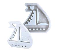 Sailing Ship Silicone Molds for Money Holder Home Decoration Tealight Holder