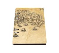 Sailing Ships A5 Notebook, Pu Leather Notebooks, Lined Paper Pretty Notebook 180Pages/90Sheets, A5 Notepads for Study, Homework Book for School, Student Essentials University Journal Diary