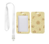 Sailing Ships ID Badge Holder with White Lanyard, Name Tag Holder, Vertical ID Cards Protector for School, Vertical Cards Protector for Nurse, Nurse Accessories Paramedic Accessories