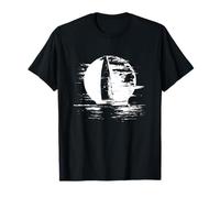 Sailing Sketch Beach Catamaran T-Shirt