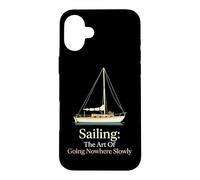 Sailing The Art Of Going Nowhere Slowly Weekend Mariner Case for iPhone 16 Plus