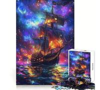 Sailing Through The Cosmos 1000 Piece Jigsaw Puzzle for Teenagers Fine Logic Toy Relaxing Fun Neat Edge Wall Art Decor (50x75cm)