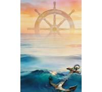 Sailing Through Words: A Nautical-Themed Diary for Notes, Reflection and Creativity