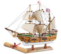 SAILINGSTORY Wooden Model Ship Mayflower Scale 1:100 Replica Sailing Ship Model Sailboat Decor