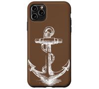 Sailor Anchor Compass Ocean Guide Brown Case for iPhone 11 Pro Max