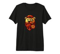 Sailor Anchor Retro - Maritime Polar Bear Sailing Premium T-Shirt