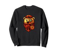 Sailor Anchor Retro - Maritime Polar Bear Sailing Sweatshirt