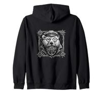 Sailor Anchor Retro Sea Bear - Maritime Design Sailing Zip Hoodie