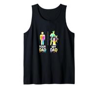 Sailor Captain My Cool Dad vs Yours Funny Drippy Tank Top
