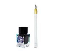Sailor Fountain Pen Dip Pen Ink Set - Dipton+hocoro - Blue Frame/Scene Calligraphy 10-0251-701