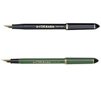 Sailor Fude De Mannen - Stroke Style Calligraphy Fountain Pen - Bamboo Green - Nib Angle 55 Degrees (11-0127-767) - Navy Blue - Nib Angle 40 Degrees (11-0127-740) VALUE SET!!