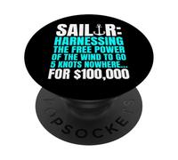 Sailor Harnessing Free Power To Go Nowhere For $100,000 PopSockets Adhesive PopGrip