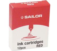 Sailor Jentle Ink Cartridges (Red) by Sailor