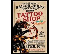 Sailor Jerry Vintage Metal Sign Pub Bar Man Cave Beer Plaque Tattoo (Size Small A5 (200x150mm))