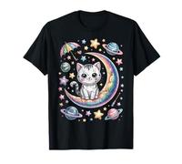 Sailor Meow Cute Moon Cat Space Magic Gothic Halloween T-Shirt