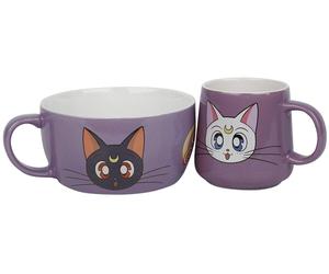Sailor Moon Breakfast Set Mug + Bowl Luna & Artemis ABYSTYLE