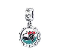 Sailor Moon Charm 925 Sterling Silver Dangle Charm for European Fashion Bracelet Necklaces Wedding Day Valentine's Day Jewelry Beads Gift for Sister Family Wife