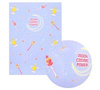 Sailor Moon Crystal Holographic Glitter / Gold Glitter Ruled Notebook : Ver.2 (Type A)